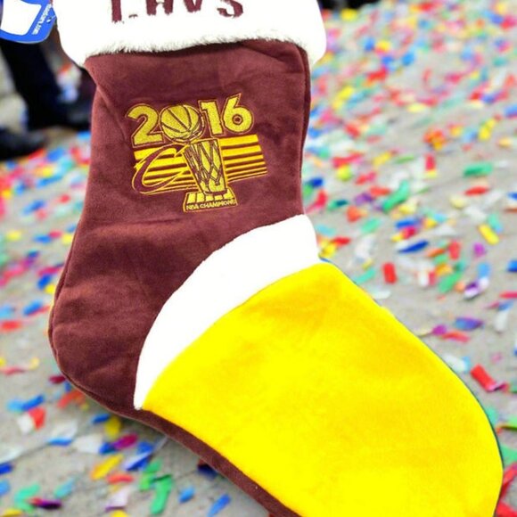 Cleveland Cavaliers 2016 NBA World Champs NOS Holiday Stocking - Picture 1 of 6